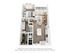 Chic 1-bedroom apartment floor plan featuring an open-concept living area, modern kitchen, cozy bedroom, and stylish bathroom.