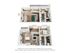 Modern two-story floor plan showcasing spacious living areas, 2 bedrooms, stylish kitchen, and elegant bathrooms, ideal for comfortable living.