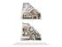 Modern multi-level floor plan featuring a spacious living area, cozy bedroom, and private balcony, perfect for stylish urban living.