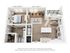 Modern apartment floor plan showcasing a spacious living room, cozy bedroom, stylish open-concept kitchen with dining area, and elegant balcony.