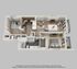 Modern floor plan showcasing a spacious living area, sleek kitchen, and cozy bedroom layout with ample natural light.