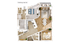 Modern 3D floor plan with 1 bedroom, spacious living room, sleek kitchen, and elegant dining area, featuring wood flooring in select units.