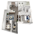 B2 Addison 681 sq ft 1-1
