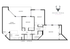 Modern floor plan of Deer Park Apartments showcasing 3 spacious bedrooms, an open living/dining area, functional kitchen, and a relaxing balcony. Includes two bathrooms and a convenient laundry room.