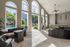 Outdoor lounge at Gramercy Park in Houston, Texas, an upscale community offering affordable rent without compromising style