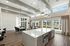 Community Kitchen Island with Microwave