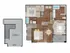 2x2 Floor Plan