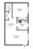 2D One Bedroom Floor Plan