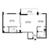 2D Corner One Bedroom