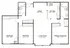 3 bed 1 bath