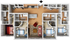 Charming 3D floor plan with 3 bedrooms, modern kitchen island, cozy living area, and multiple bathrooms, perfect for spacious living.