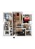 Modern 3D floor plan showcasing two cozy bedrooms, an inviting living room, a sleek kitchen with a breakfast bar, and two bathrooms, ideal for contemporary living.