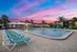 Tropical Sunset Poolside