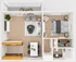 1 x 1 Floor Plan