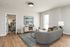 Open floor plan showcasing luxury living in Lusso Apartments, Columbus, Ohio.