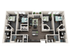 4 Bedroom and 2 connected bathrooms with 2 unconnected bathrooms