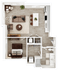 Lusso One Bedroom N1D