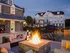 Outdoor Fire Pit outside apartments for rent in Ossining NY.