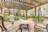 Seating in garden/pool area