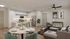 Living room and kitchen