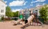 Children's playground outside apartments for rent near Marshfield, MA.