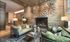 fireplace in community sitting area