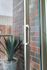 Balcony with sliding glass door