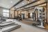 wide view of fitness center