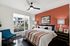Secondary bedroom with king bed and accessories