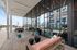 Outdoor seating area in social lounge