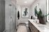 Luxury bathroom with a standalone shower