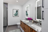 Luxury bathroom with a standalone shower