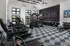 Fitness center with equipment
