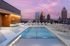 Sparkling Swimming Pool at Sunset