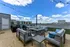 Rooftop seating area with fire pit