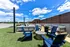 Rooftop seating area