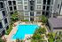 Aerial view of Pool and Building