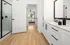 Bathroom ensuite with double vanity and walk-in shower