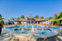 Pool with fountain
