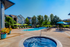 Pool with spa