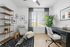 E LoSo Unit Interior Den/Office with Ceiling Fan and large windows