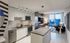 kitchen and living room