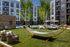 hammock and outdoor seating