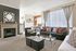 Living room with fireplace