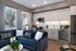 kitchen and living area