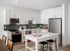 Modern stainless steel appliances