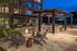 Outdoor firepit and grilling area