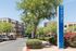 Vibrant urban scene at High Street with modern architecture, lush trees, and bustling street in a lively neighborhood.