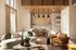 Resident social lounge at Odell Apartments