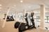 Cardio equipment in the Odell Apartments fitness center